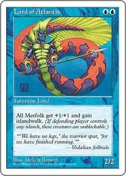 EX]アトランティスの王/Lord of Atlantis《英語》【5ED】