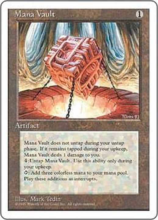 EX+]魔力の櫃/Mana Vault《英語》【4ED】