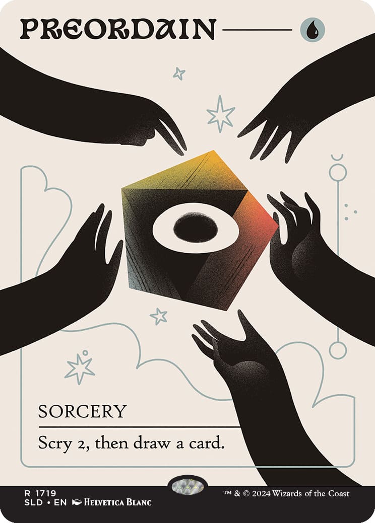 EX+](FOIL)(1719)定業/Preordain《英語》【SLD】