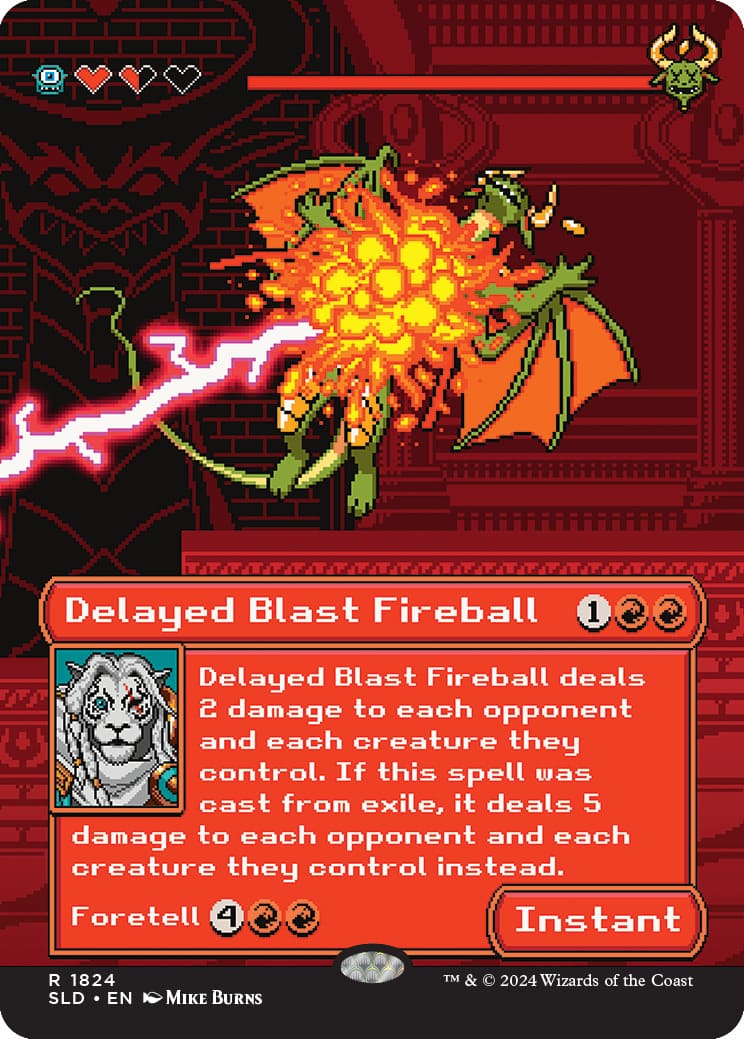 FOIL)(1824)ディレイド・ブラスト・ファイアーボール/Delayed Blast