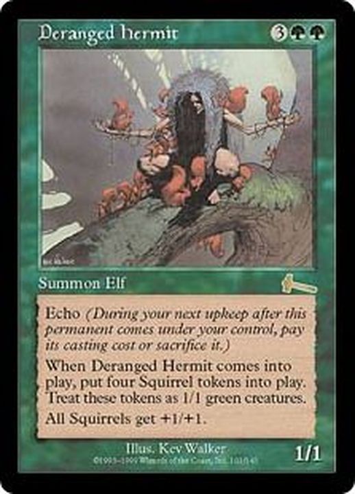 錯乱した隠遁者 ウルザズ・レガシー 英語 2枚 MTG 錯乱した隠遁者