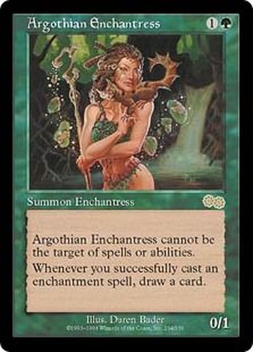 EX]アルゴスの女魔術師/Argothian Enchantress《英語》【USG】