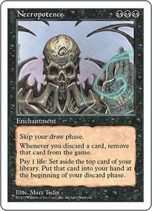 EX+]ネクロポーテンス/Necropotence《英語》【5ED】