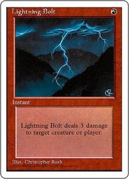 MTG 稲妻 フランス語版 3EDBB版 4枚 MTG 稲妻 フランス語版 3EDBB版 4