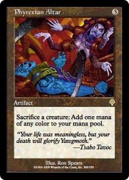 PLD]ファイレクシアの供犠台/Phyrexian Altar《日本語》【INV】