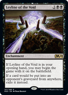 HPLD](FOIL)虚空の力線/Leyline of the Void《英語》【M20】