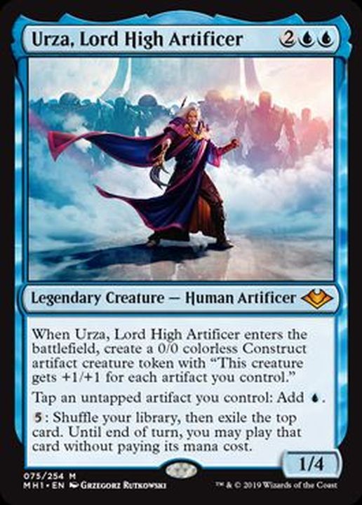 最高工匠卿、ウルザ/Urza, Lord High Artificer《英語》【MH1】