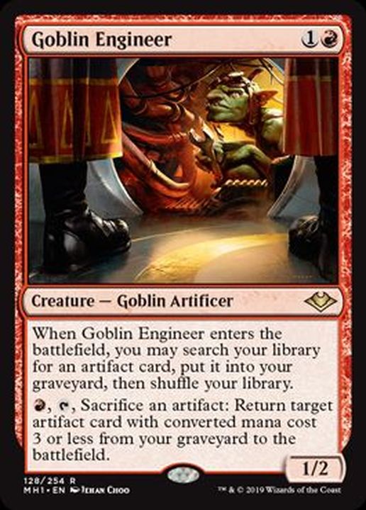 EX](FOIL)ゴブリンの技師/Goblin Engineer《英語》【MH1】