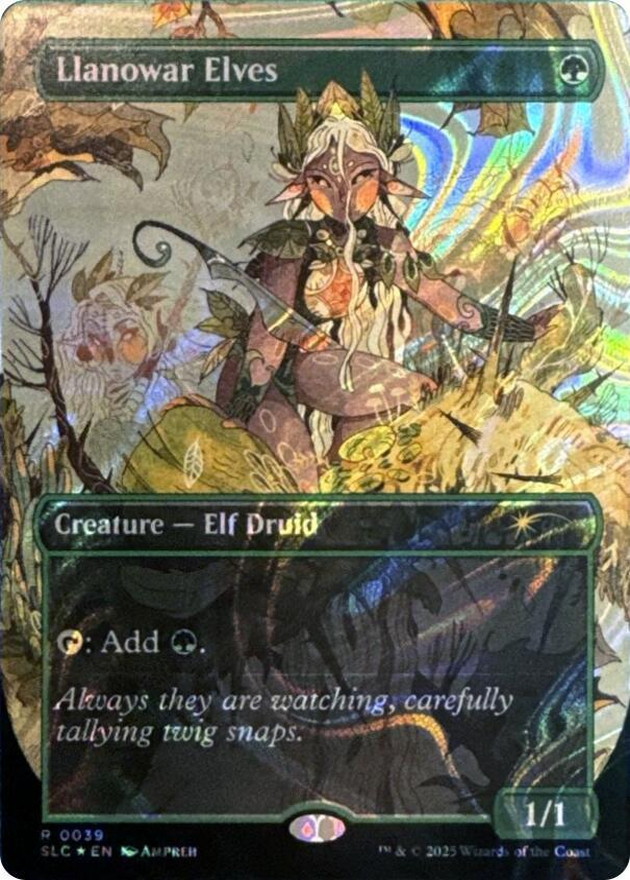 EX+](ハローFOIL)(0039)ラノワールのエルフ/Llanowar Elves《英語》【SLC】