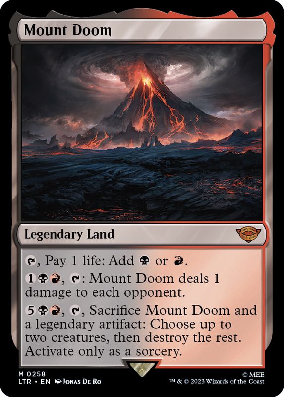 滅びの山/Mount Doom《英語》【LTR】