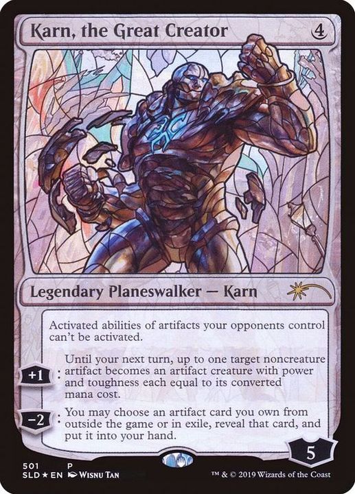 FOIL)(501)大いなる創造者、カーン/Karn, the Great Creator《英語