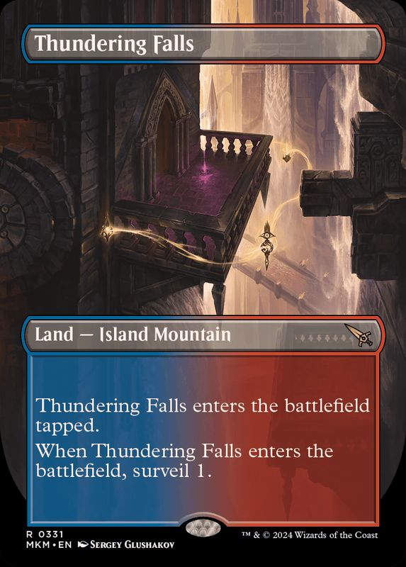 EX+](フルアート)轟音の滝/Thundering Falls《英語》【MKM】