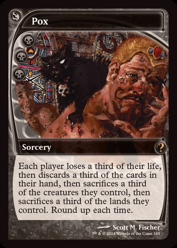 FOIL)悪疫/Pox《英語》【Reprint Cards(Mystery Booster2)】
