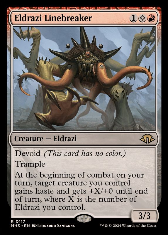 エルドラージの戦線破り/Eldrazi Linebreaker《英語》【MH3】
