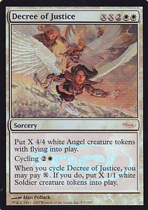 FOIL)正義の命令/Decree of Justice《英語》【Judge Promos】