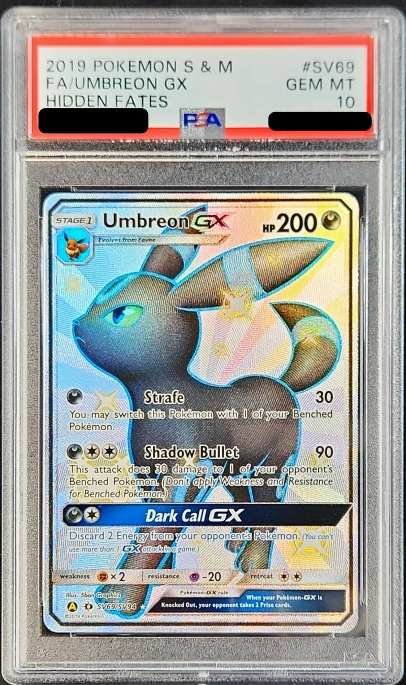 PSA10鑑定済〕ブラッキーGX(SSR仕様/英語版)【-】{SV69/SV94}