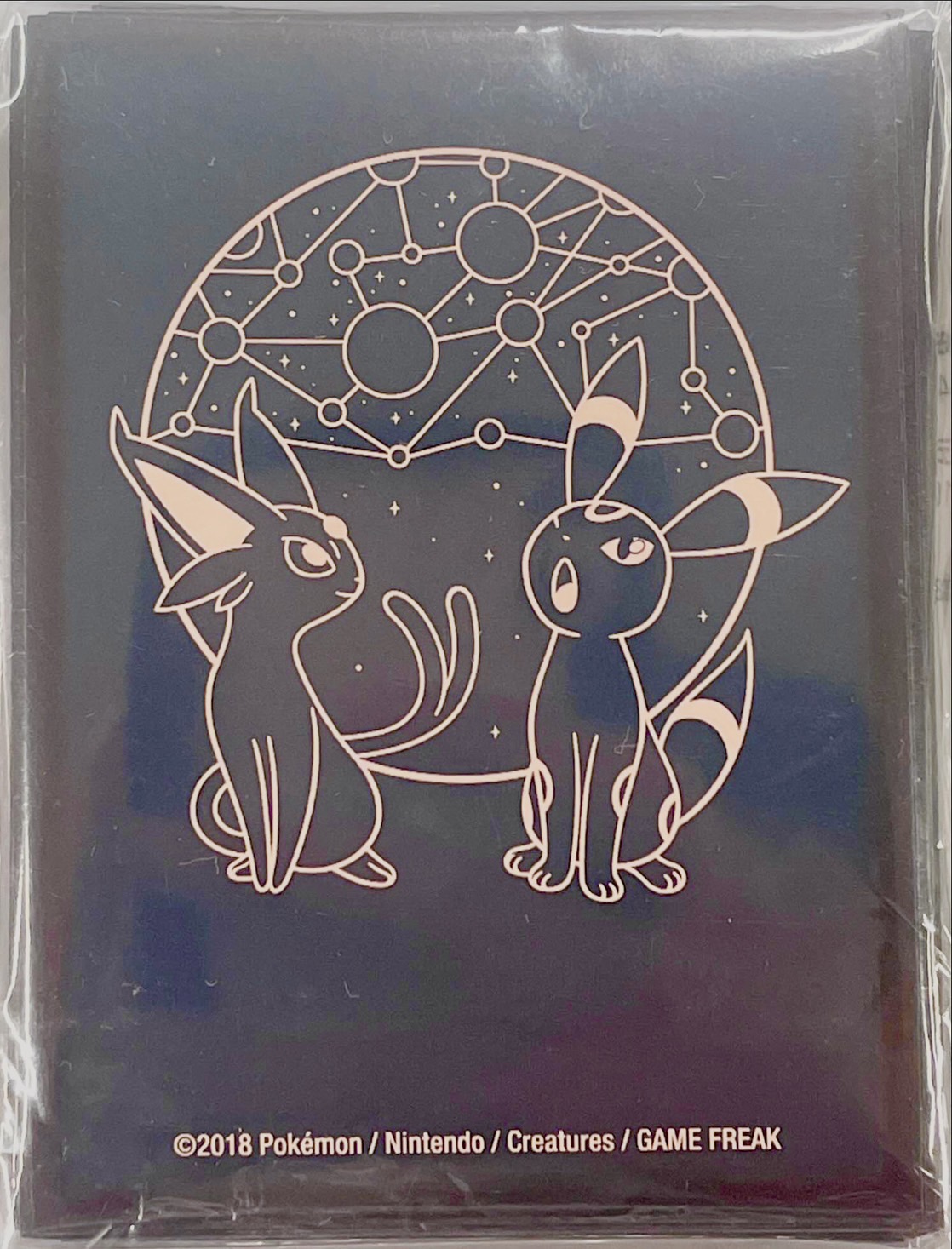 デッキシールド『海外/黒枠/ESPEON & UMBREON STARRY CONSTELLATIONS