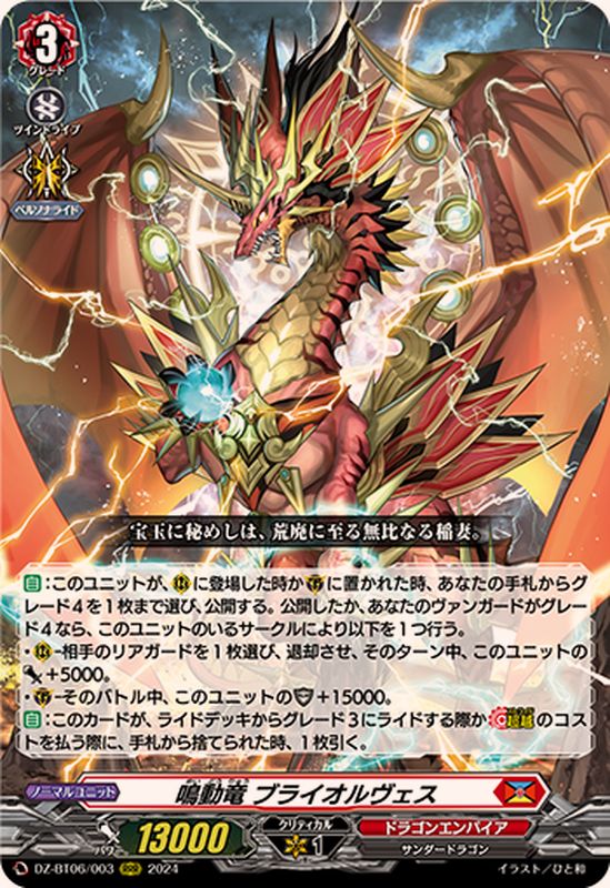 ヴァンガード】零騎転生 ケテルサンクチュアリ RRR以下4コン