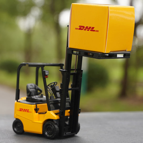 Original factory 1:24 Lizhiyou DHL forklift LINFOX warehouse