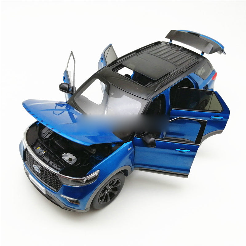 Original 1:18 2020 Ford Explorer sixth generation alloy scale car