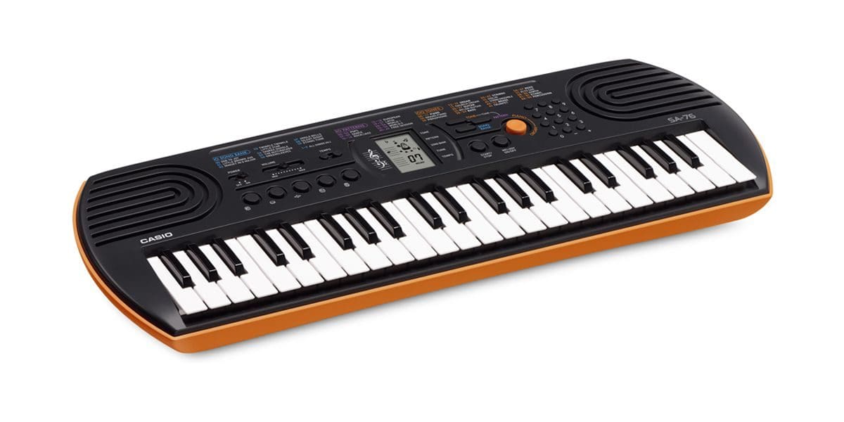 SA-76 | Black and Orange Mini Keyboard | CASIO