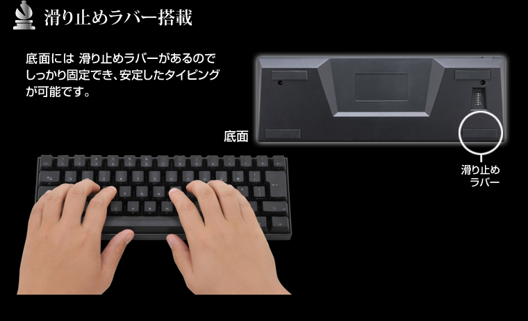 販売終了】 BLACK QUEEN SPEED Silver軸キーボード (CK-63CMB-SSJP1