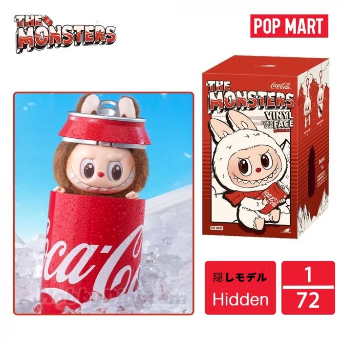 LABUBU THE MONSTERSコカ・コーラシリーズ ぬいぐるみビニールフェイス