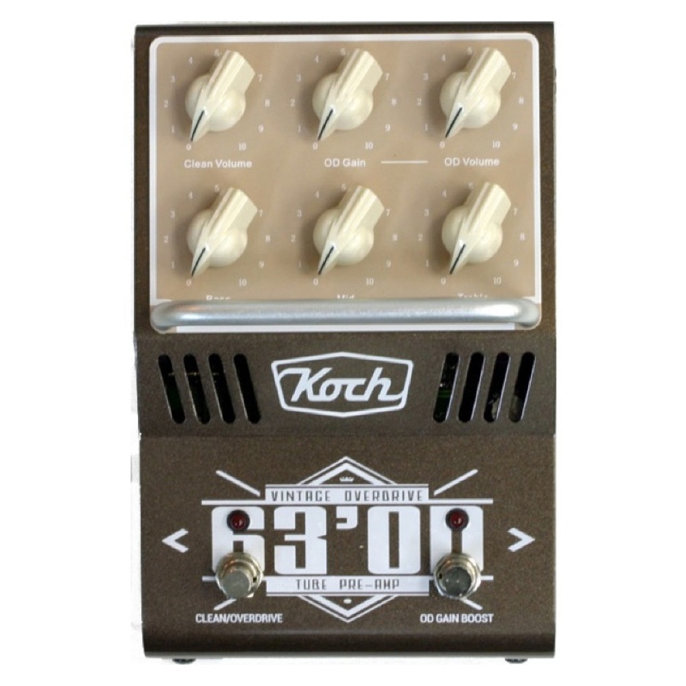 Koch 63'OD チューブプリアンプ(コッホ フロアペダルサイズに収めた