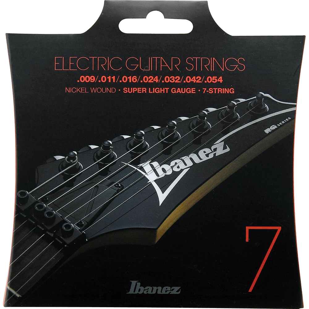 IBANEZ IEGS7 Nickel Wound 09-54 7弦エレキギター弦(アイバニーズ 7弦