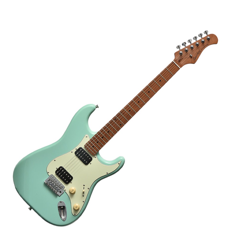 ほぼ新品【エレキギター】Bacchus BST-3 RSM/M OWHストラト Amazon