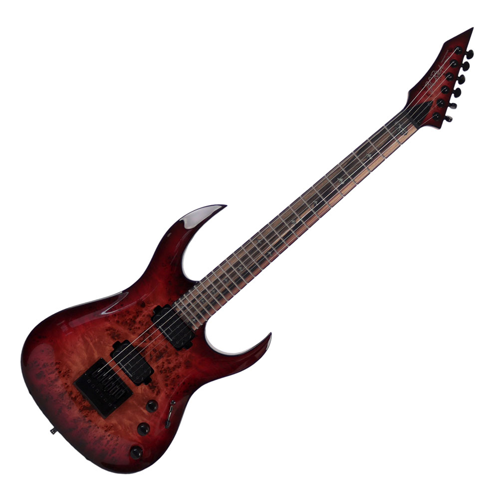 訳あり】 B.C.Rich SHREDZILLA PROPHECY ARCHTOP WITH EVERTUNE LAVA