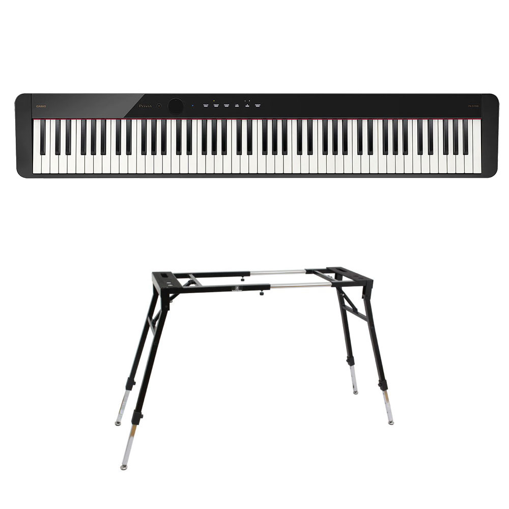 カシオ CASIO Privia PX-S1100 BK 電子ピアノ キーボードスタンド 2点