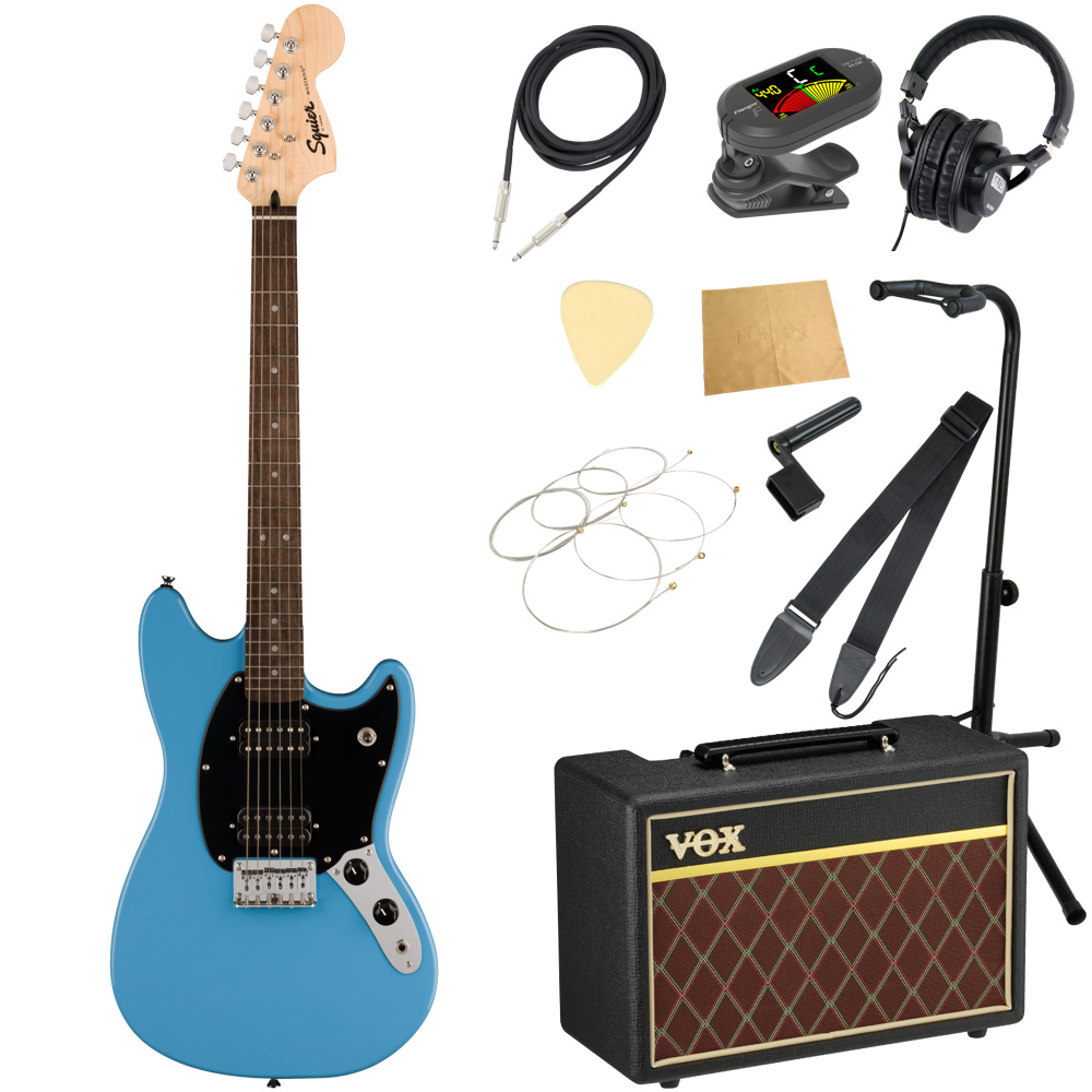 Squier スクワイヤー スクワイア Sonic Mustang HH LRL CABエレキ