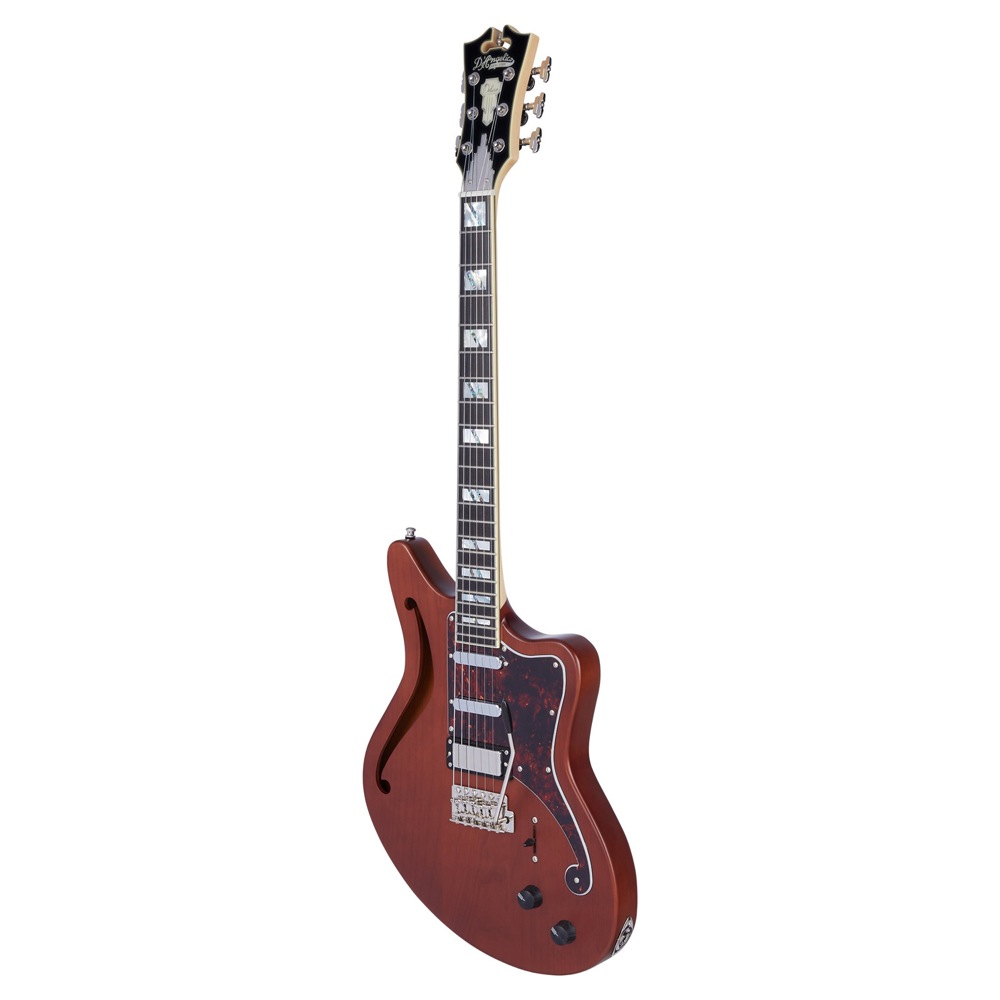 D'Angelico Deluxe Bedford SH Matte Walnut with Wilkinson 6-point