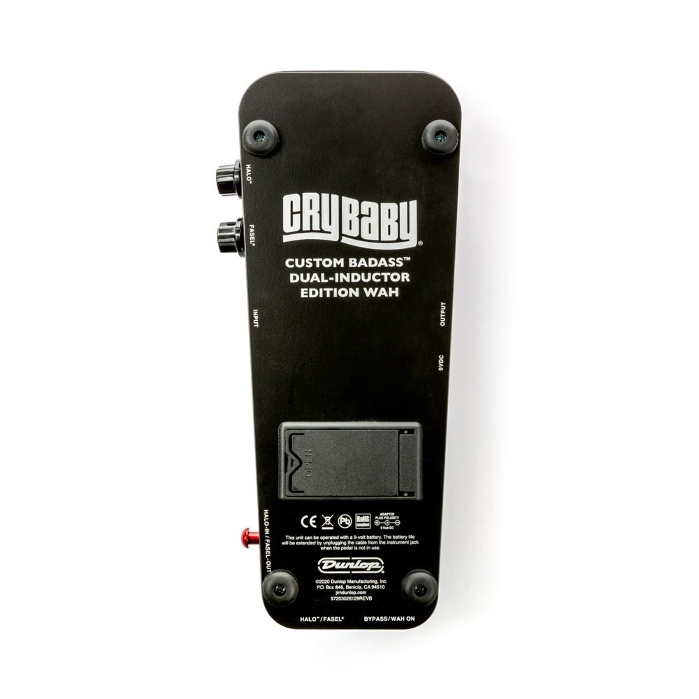 JIM DUNLOP GCB65 Cry Baby Custom Badass Dual-Inductor Edition Wah