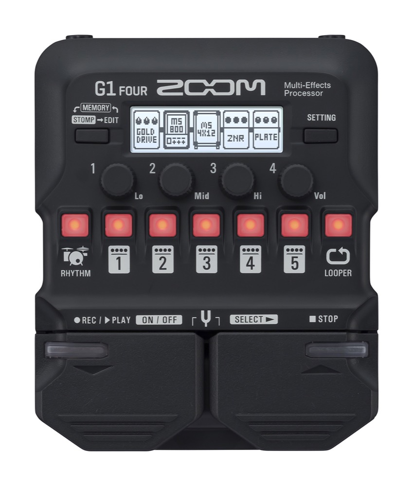 ZOOM G1 FOUR ギターマルチエフェクター 専用アダプター付きセット