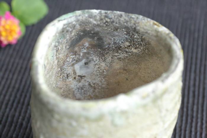 伊賀焼焼締陶湯呑 満容量320ml 谷本貴作