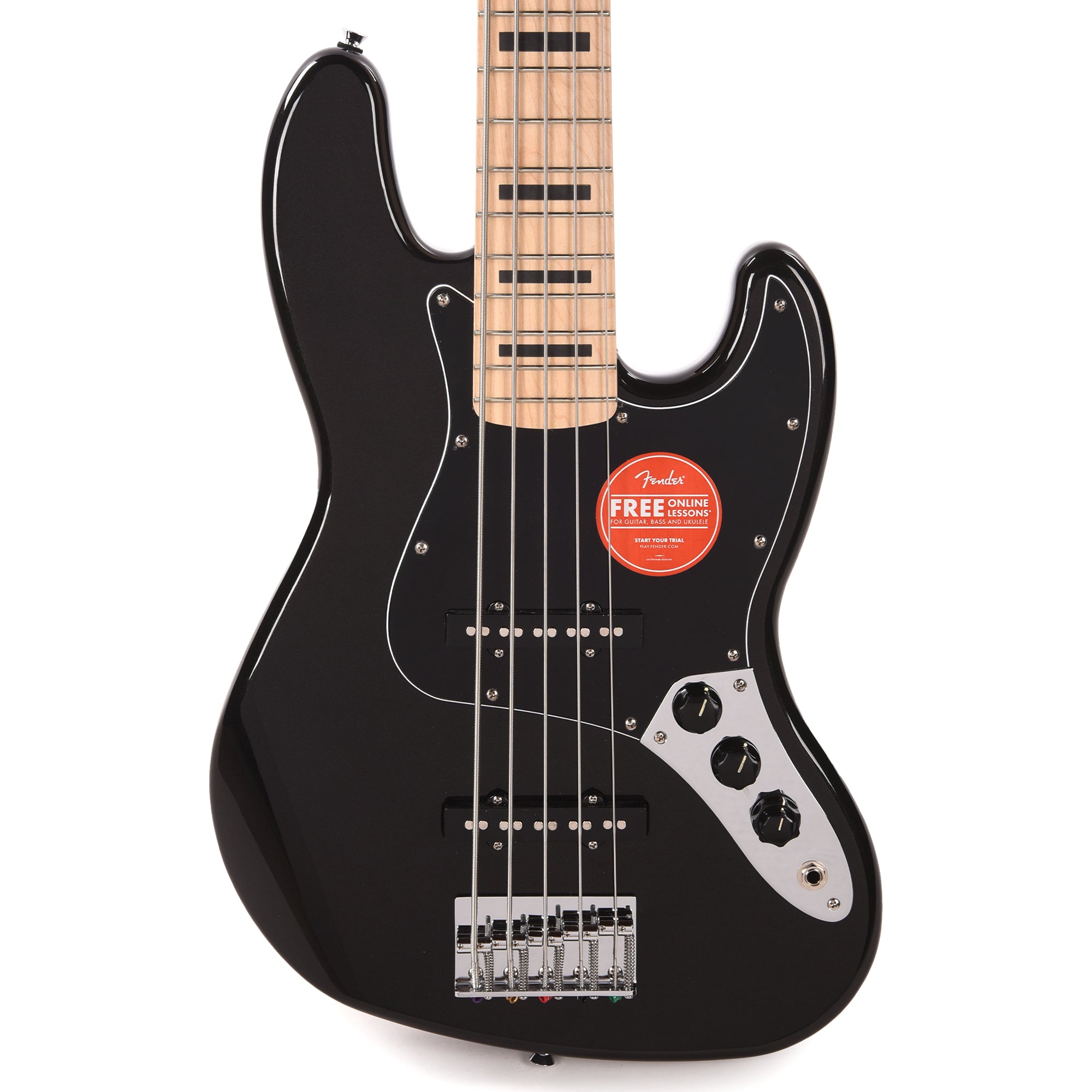 Squier Affinity Series Active Jazz Bass V Black Metallic – Chicago