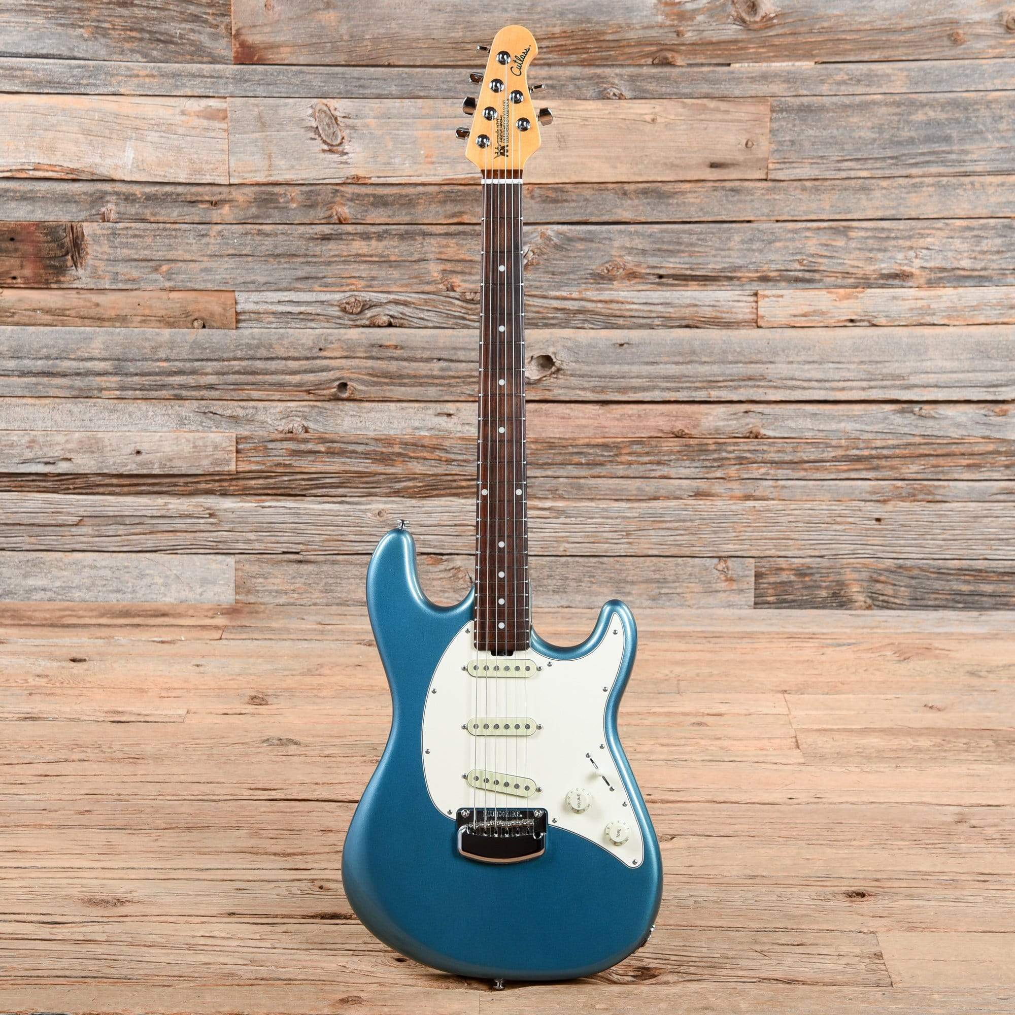 Music Man Cutlass SSS Vintage Turquoise 2016 – Chicago Music Exchange