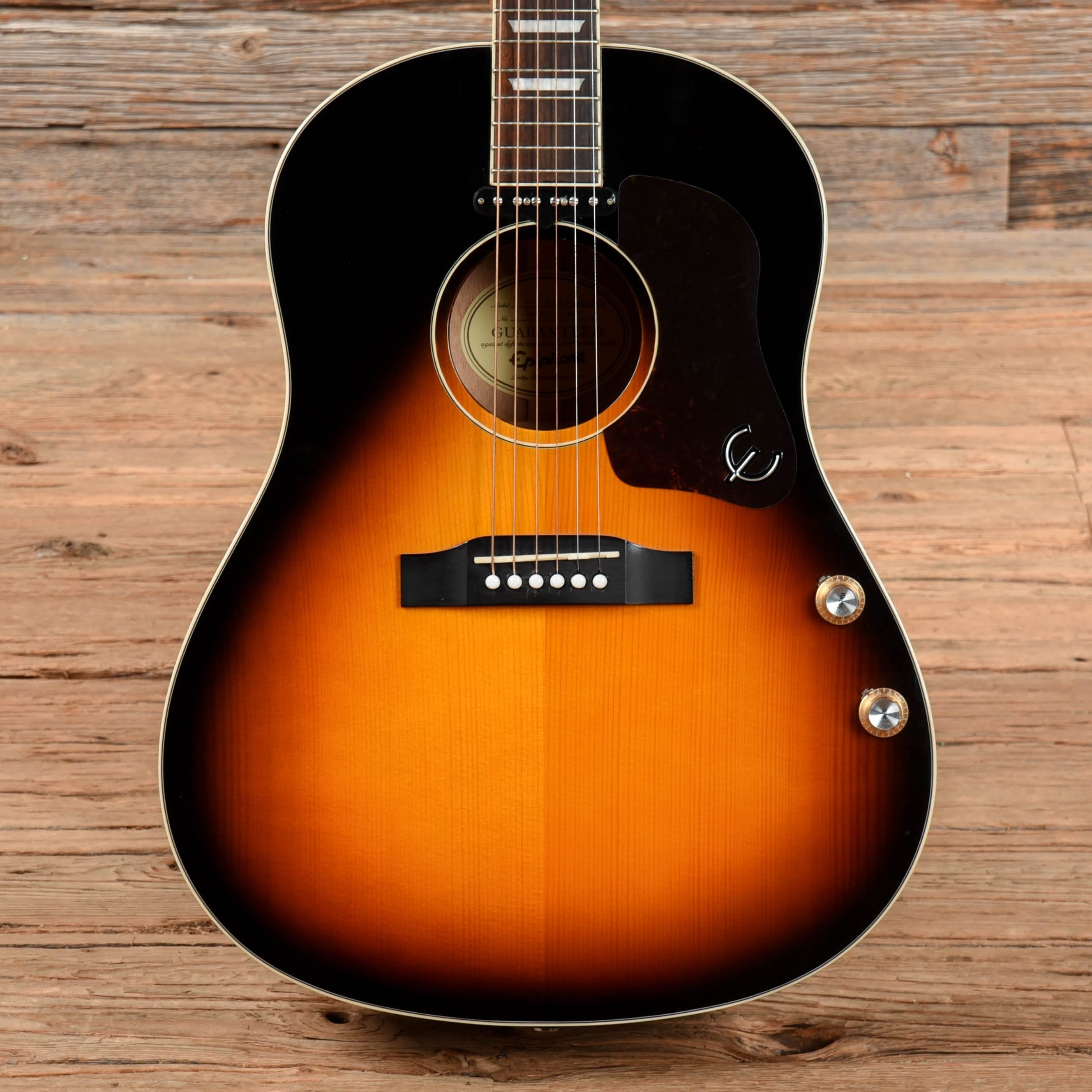 Epiphone EJ-160e Vintage Sunburst – Chicago Music Exchange