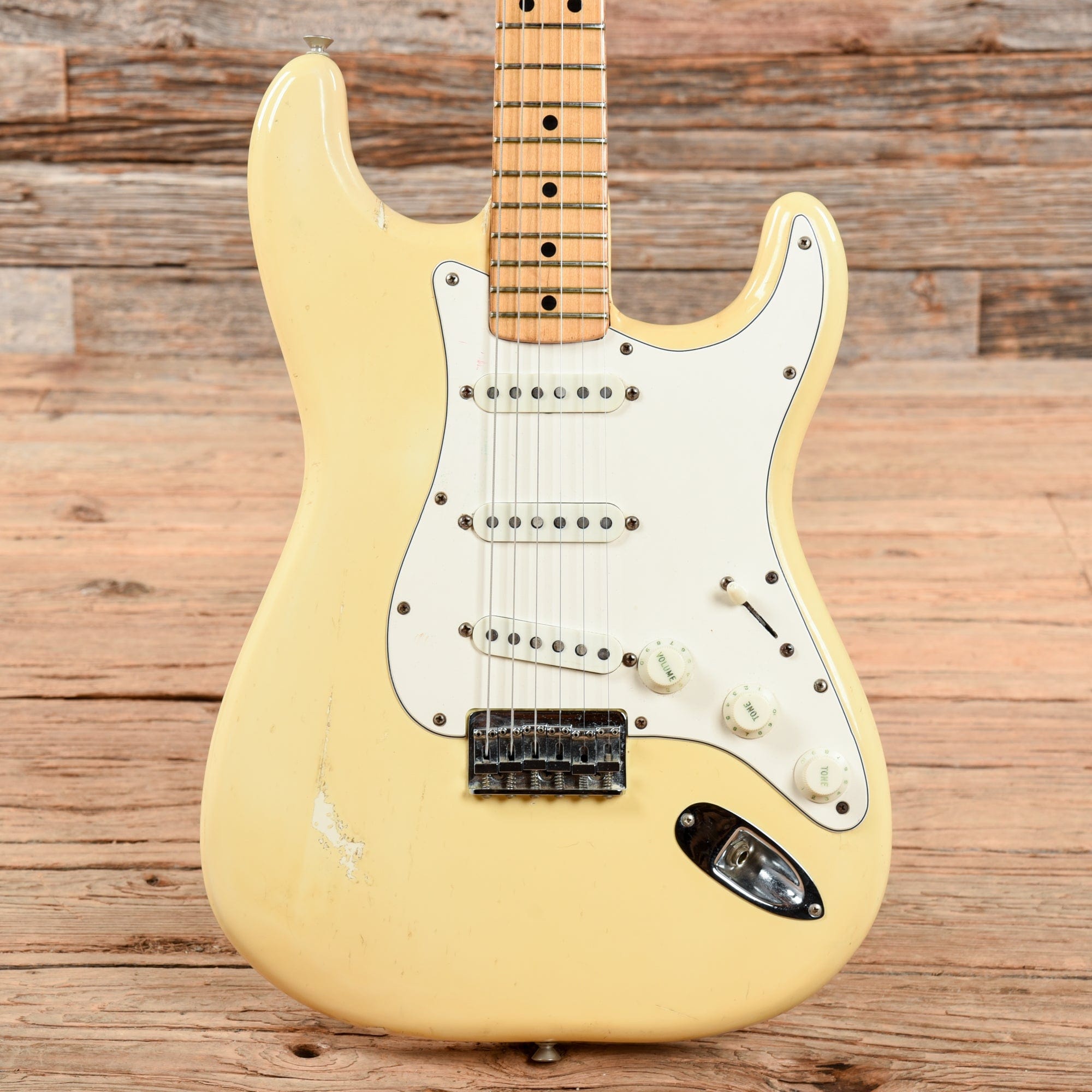 Fender Stratocaster Hardtail Olympic White 1976 – Chicago Music