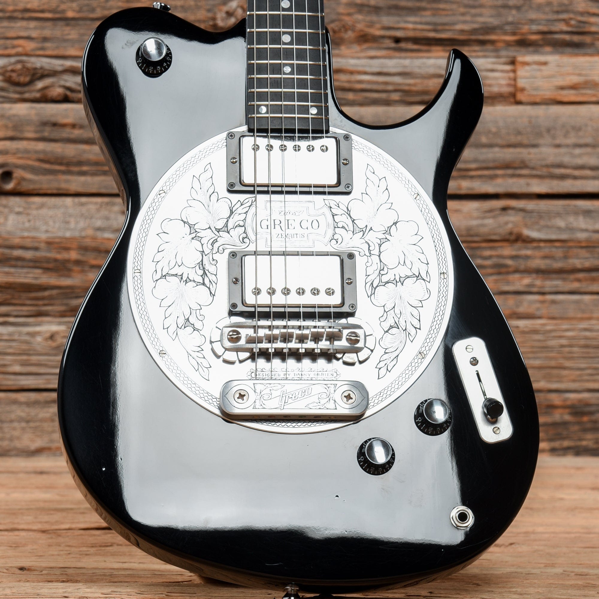 Greco Zemaitis Disc Front 2 Pickup Black 2009 – Chicago Music Exchange