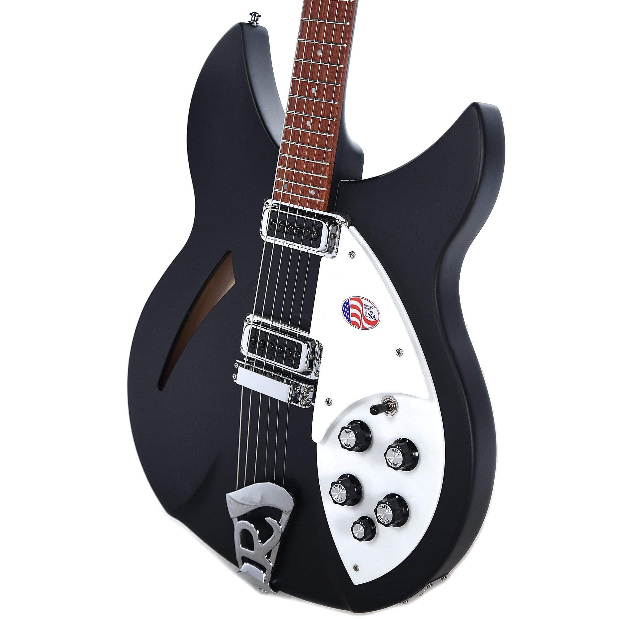Rickenbacker 330 Matte Black – Chicago Music Exchange