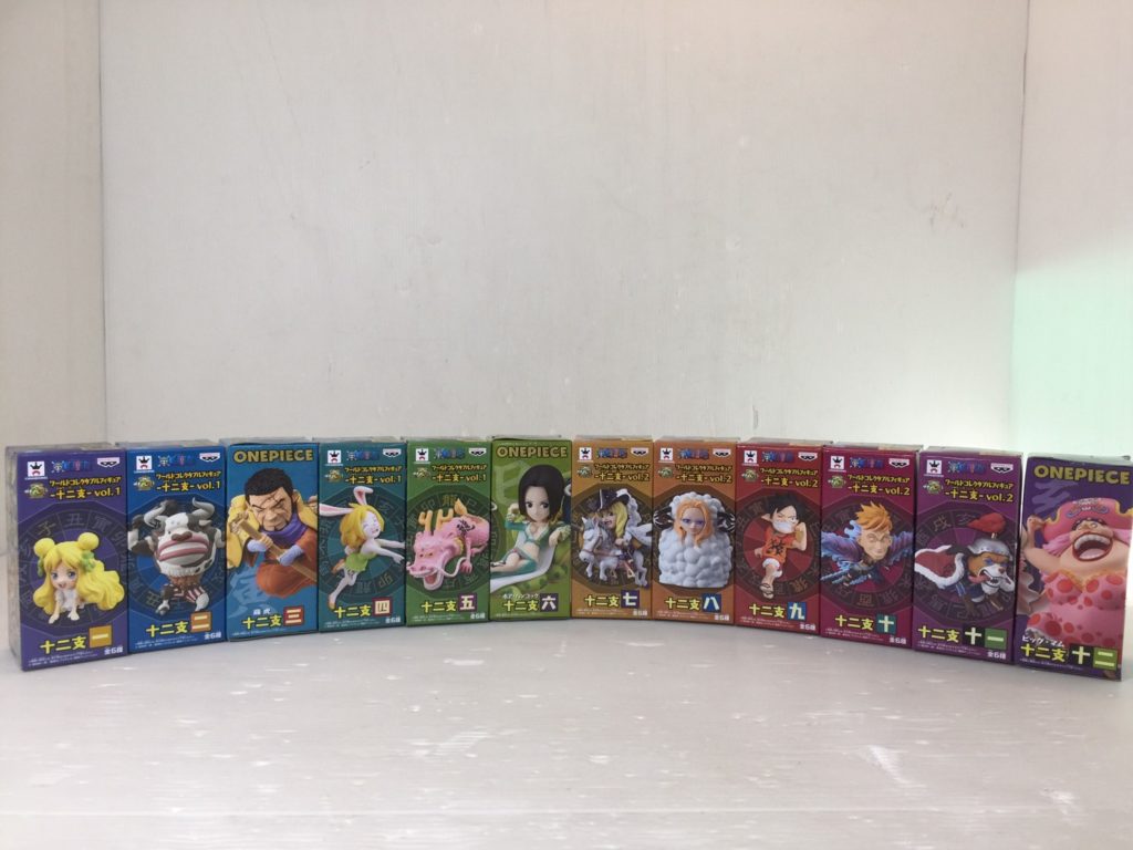 フィギュア買取】ワンピース ワールドコレクタブルフィギュア 十二支を