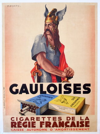 Gauloises Cigarettes de la Regie Française | Original Vintage