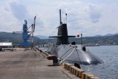 8月24日 海上自衛隊潜水艦の入港歓迎式に出席しました｜浜田市