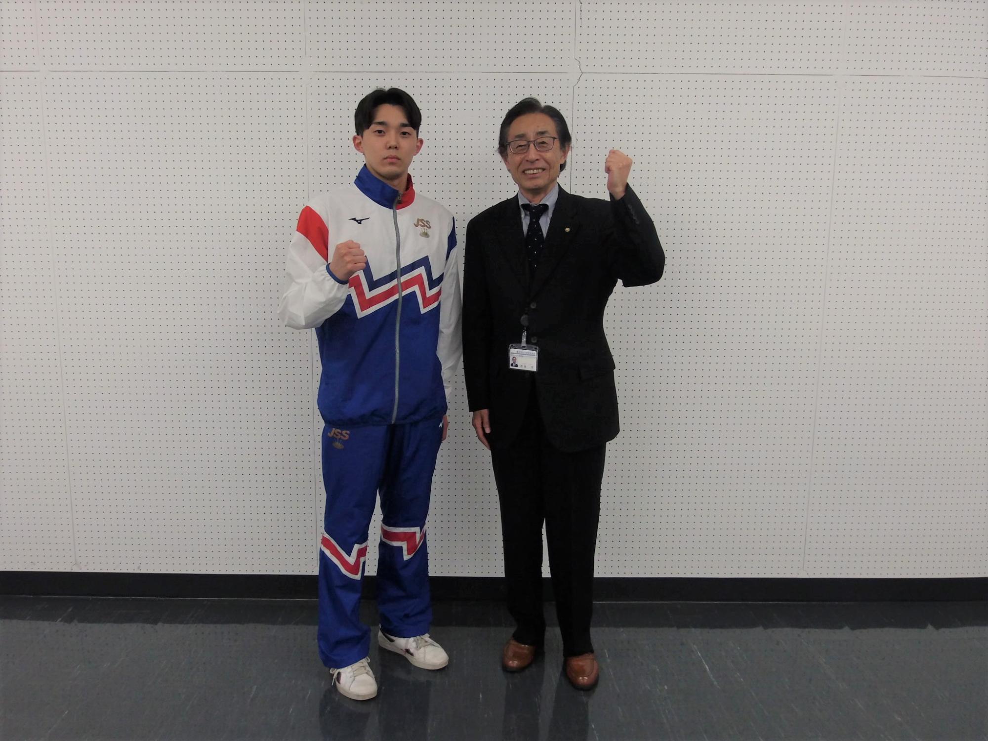 教育長表敬訪問（令和5年4月）／岩見沢市ホームページ