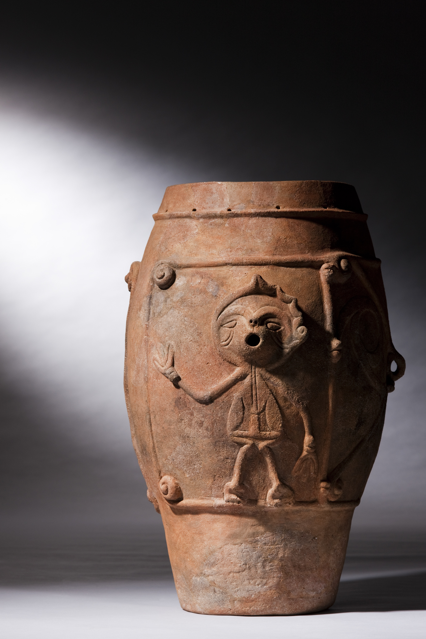 縄文土偶頭部 縄文時代 考古発掘品 古代美術 稀少 残欠の美 縄文土偶頭