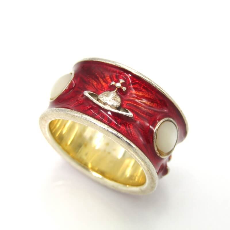 ヴィヴィアンウエストウッド リング KING RING RED Mをお買取りしま