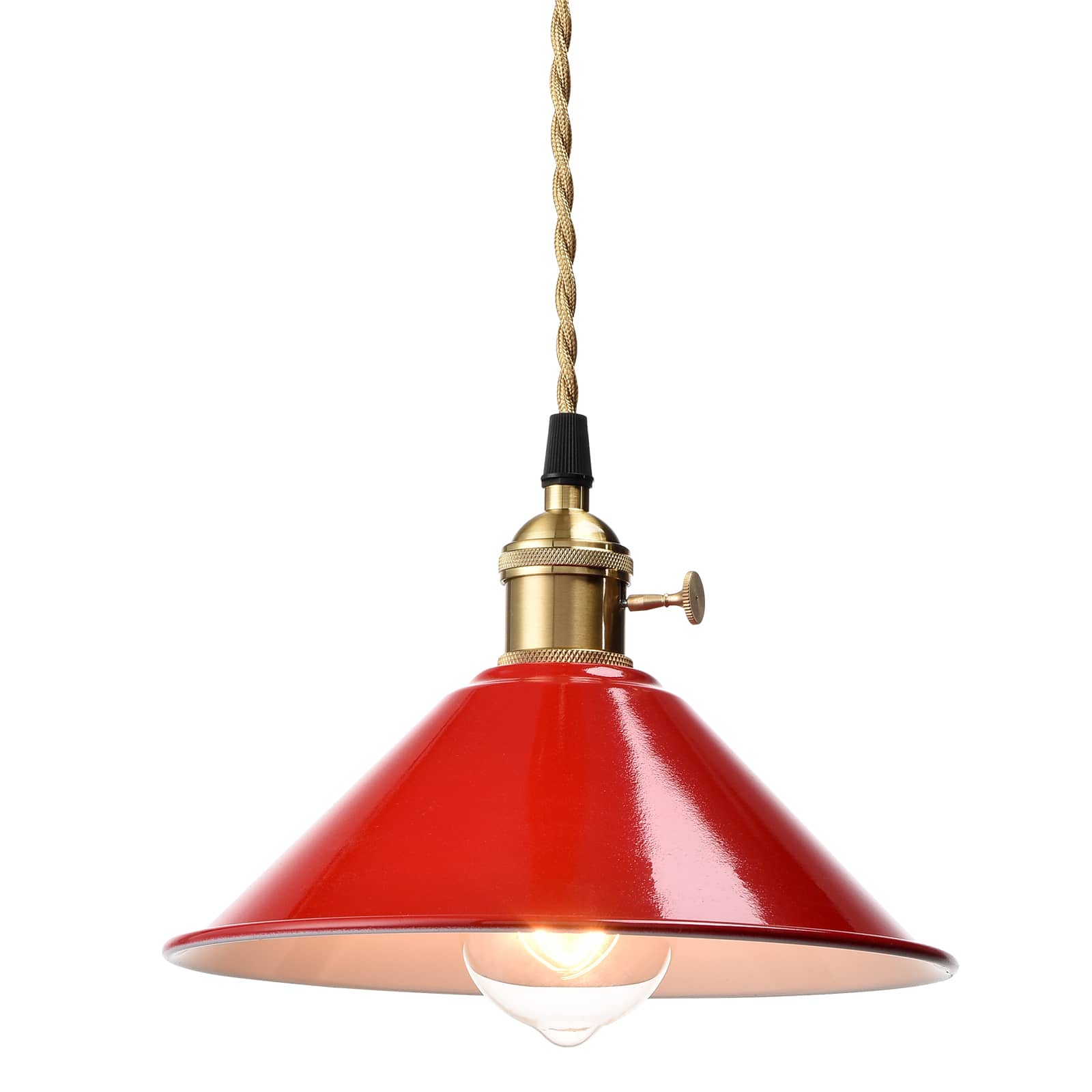 Vintage mini Red Kitchen Pendant Light